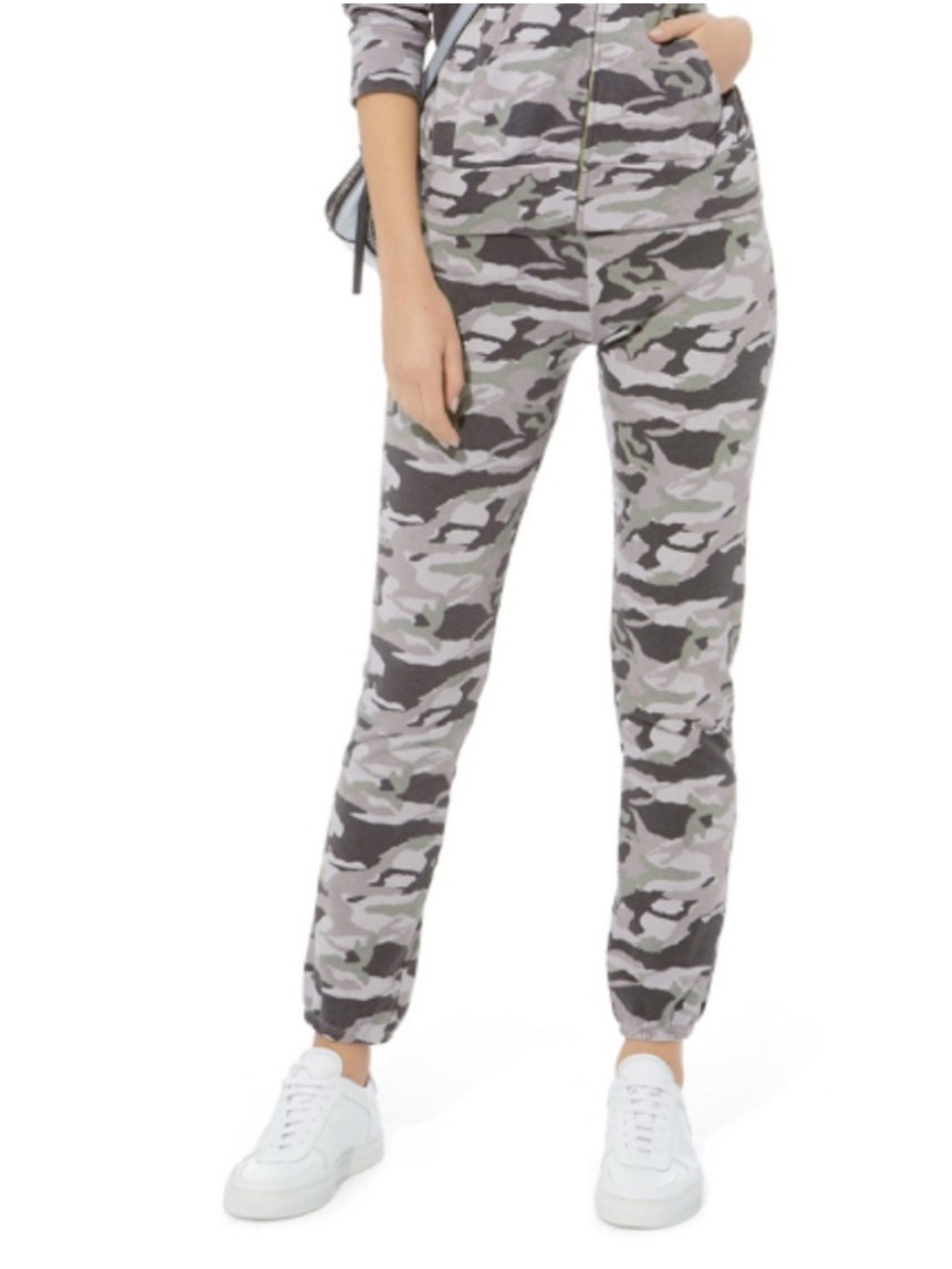NWD MONROW Camo Knit Joggers – Women’s XS – Wool/Cashmere Blend - PILLING